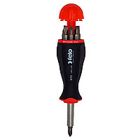 Отвертка с магнитным держателем под биты Felo с набором бит 8шт. 522290