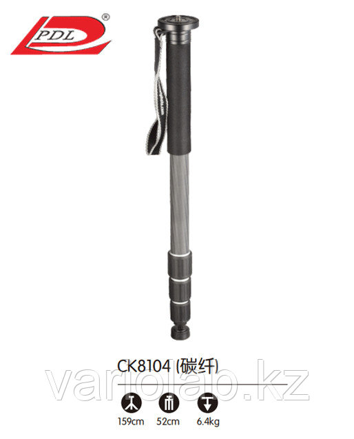 Монопод PDL CK8104 52-159см 400 гр (6,4кг) карбон