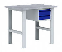 Металлический верстак с подвесной тумбой ВП - Э