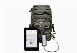 Портативная система поиска радиоактивных источников в виде рюкзака