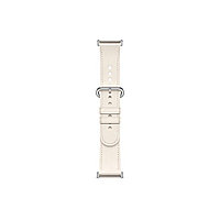 Кожаный сменный браслет Xiaomi Leather Quick Release Strap Cream white