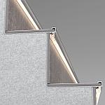 Как использовать алюминиевый профиль для подсветки ступеней и лестниц