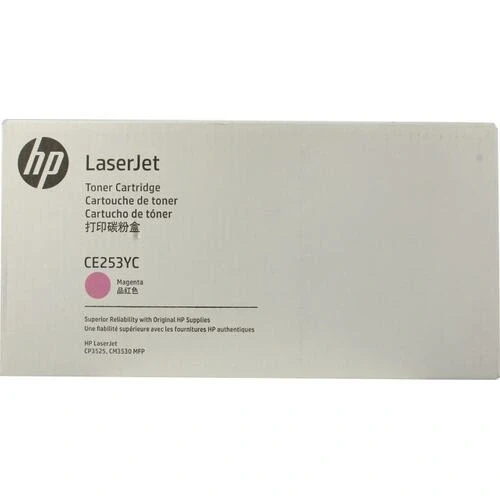 Картридж HP Magenta для Color LaserJet CM3530 MFP/CM3530fs/CP3525dn/CP3525n/CP3525x CE253YC, фото 1