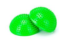 Полусфера массажно-балансировочная Original FitTools (набор 2 шт.) (Зеленый)