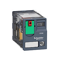 Реле интерфейсное RXM SE RXM4AB2P7 светодиод 6А 230В перем. тока 4P