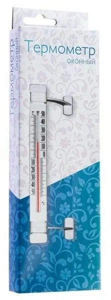 Термометр оконный липучка ТБ223, фото 1
