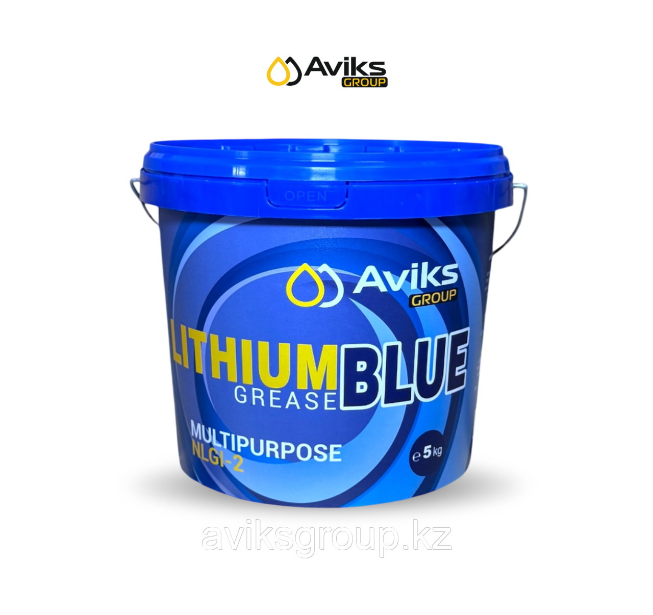 Смазка Aviks Lithium Grease Blue ,Ведро 5 кг, фото 1