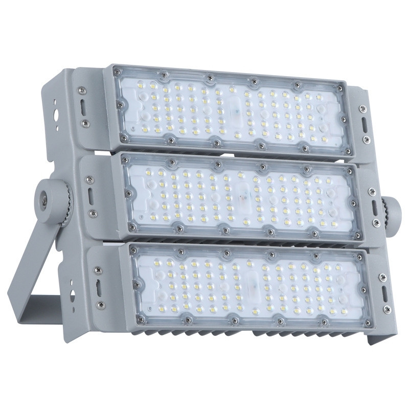 LED модульный прожектор 150W. Светодиодный светильник модуль 150 Ватт Серый., фото 1