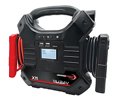 X11, Пусковое устройство (бустер) многофункциональное литиевое. 12/24В, 3200А