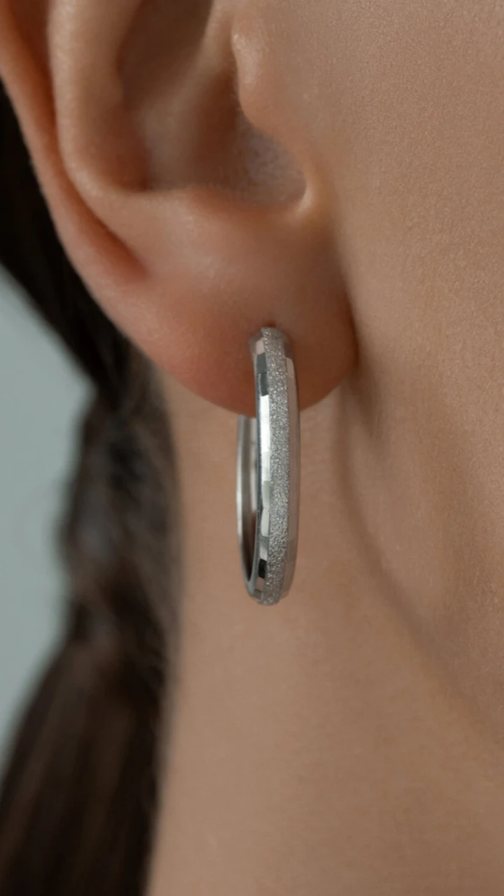 Серьги / конго / 2 см ( пр. Абая 141 ), фото 1