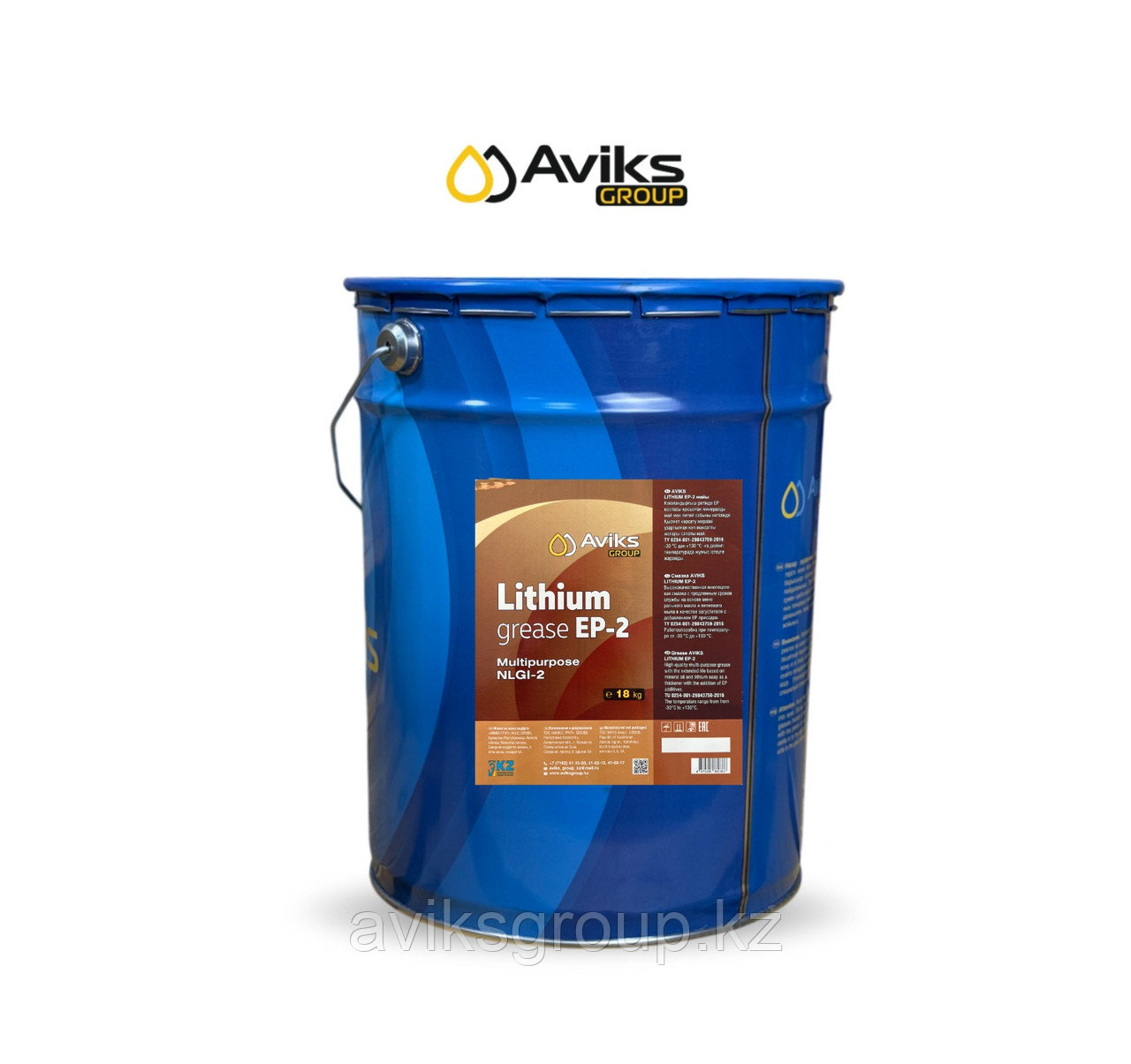 Смазка AVIKS Lithium EP -2 , Ведро 18 кг, фото 1