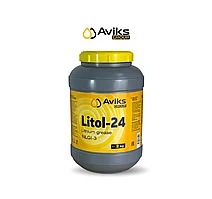 Смазка Литол-24, баночка 2 кг (6 штук в коробке)