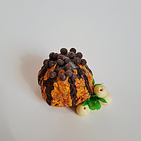 Поделки еда "Жареное мороженое с шоколадными шариками"