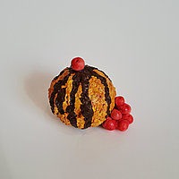 Поделки еда "Жареное мороженое с ягодами рябины"