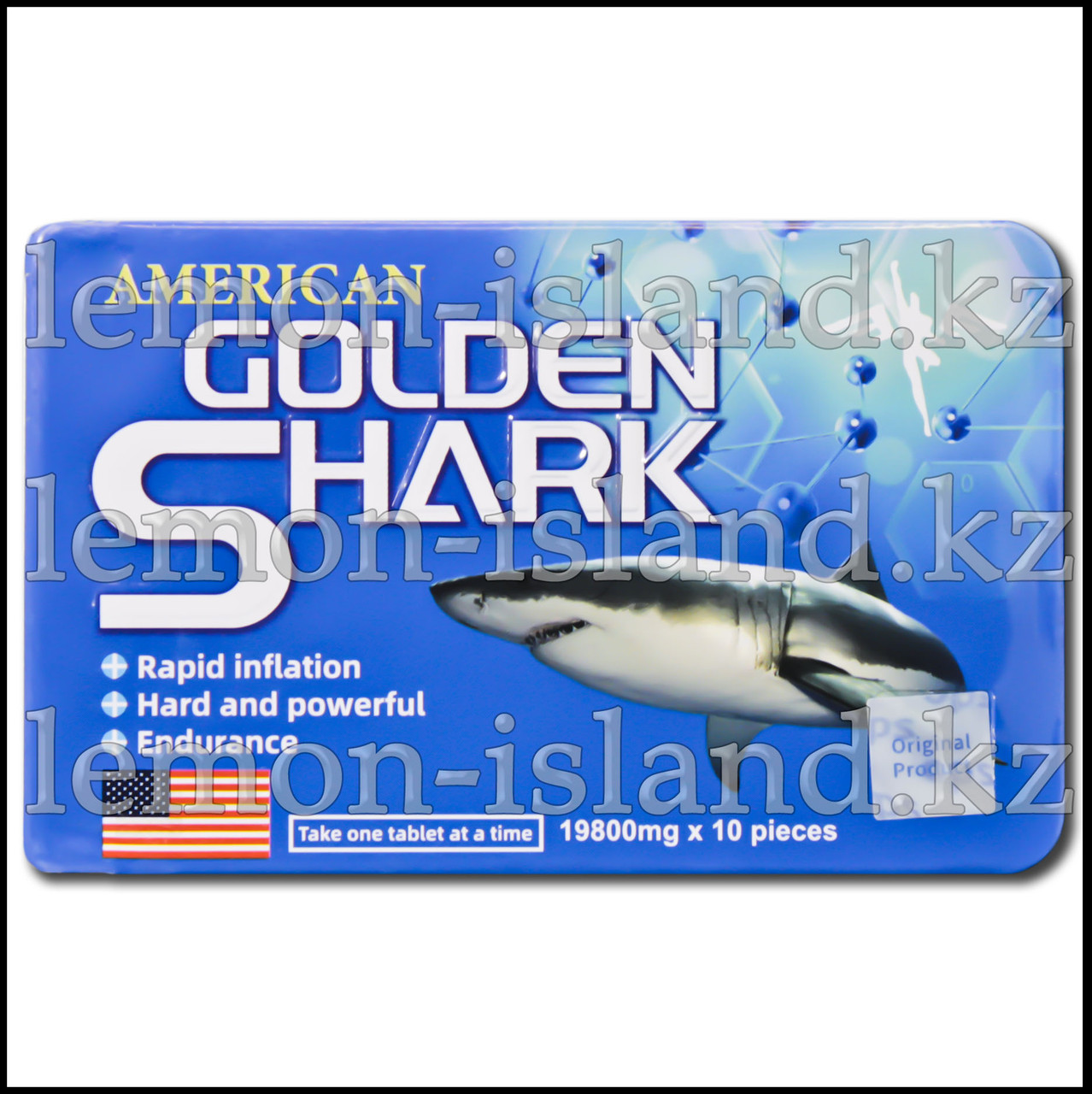 Мужское возбуждающее средство Американская золотая акула (American Golden Shark), фото 1