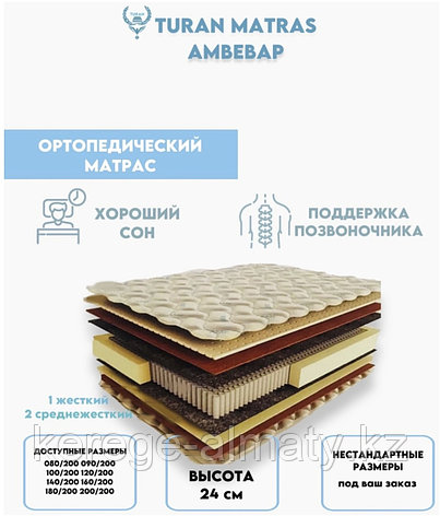 Матрас AMBEBAP, 160x200x24 см, фото 1