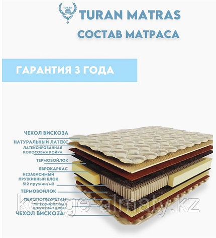 Матрас AMBEBAP, 160x200x24 см, фото 2