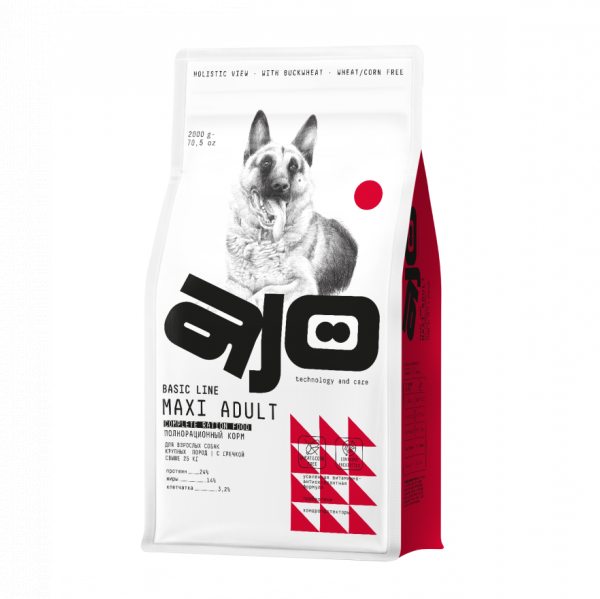 AJO Basic Line Maxi Adult 2 кг, фото 1