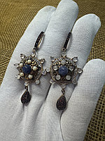 Серьги / винтаж / натуральные камни ( пр. Абая 141 )