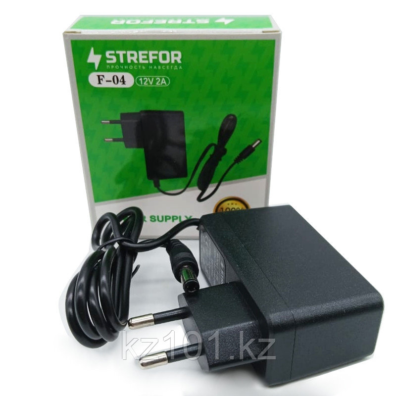 Адаптер питания STREFOR F-04 (12V 2A), фото 1