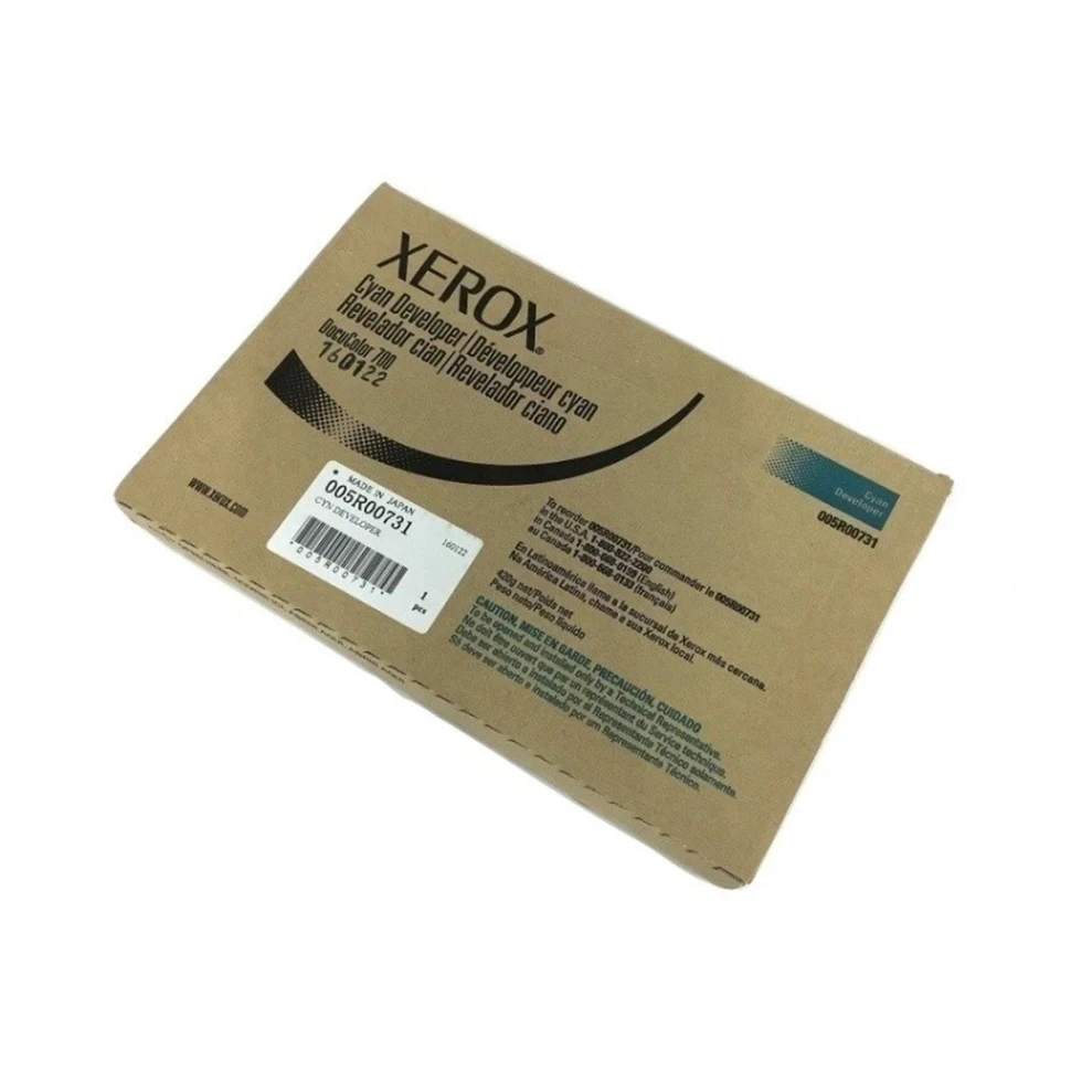 Проявитель, Xerox, 505S00031 / 005R00731 (голубой), Для Xerox 550/560/700/700i/770 Pro, C75/J75, 1 500 000, фото 1