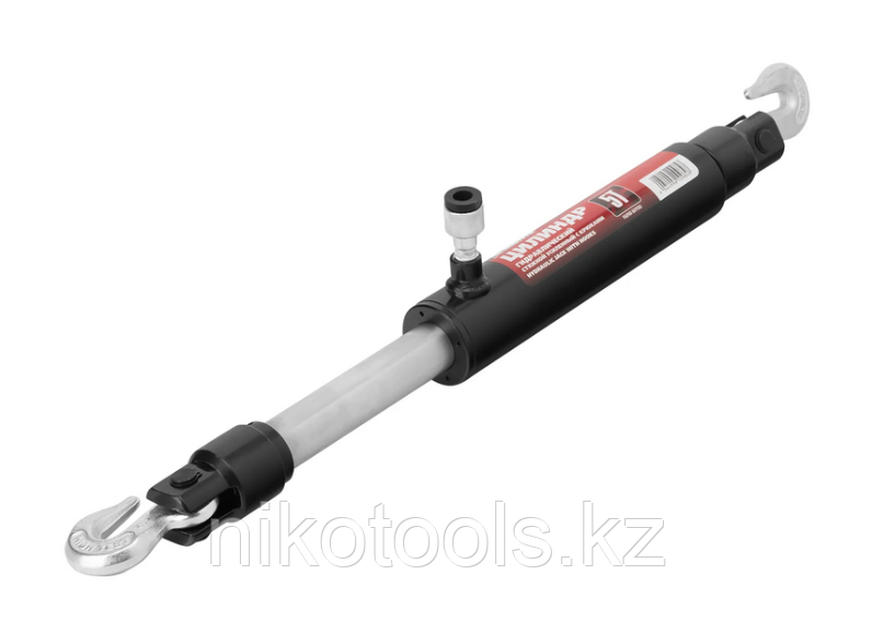 Цилиндр гидравлический, 5 т, стяжной усиленный с крюками// Matrix