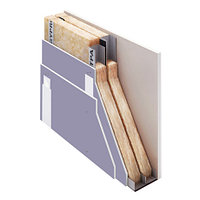 Звукоизоляционная каркасная перегородка Комфорт