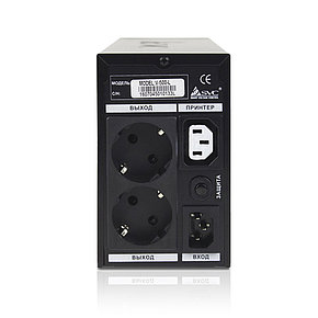 Источник бесперебойного питания, SVC, V-650-L, Мощность 650ВА/390Вт Чёрный, фото 3