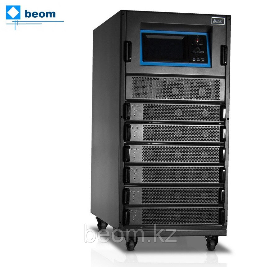 Источник бесперебойного питания SVC RM060/10X (60кВа/60кВт | Укомплектован 3 Модулями:10кВт PM10X | 3ф на вход/3ф на выход), фото 1