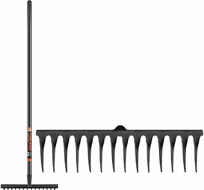 Грабли витые 14 зубьев с черным черенком Finland 1705-Ч