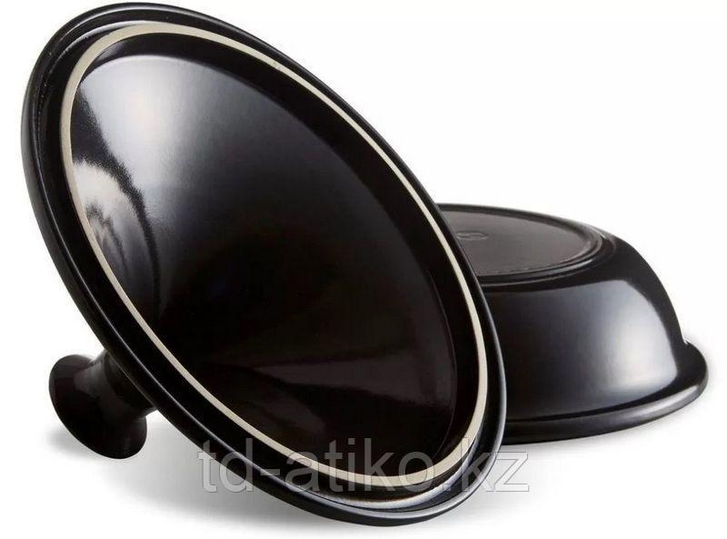 Тажин 1,80 л. d=270 мм. h=200 мм. с крышкой черный керам Emile Henry /1/, фото 1