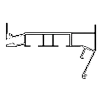 Профиль для натяжного потолка TX-2 Черный
