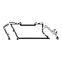 Профиль для натяжного потолка (расширенный тип) TX-5 3M BK