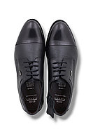 Классические мужские туфли из натуральной черной кожи "Этор"