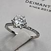 Сертификат GIA, золотое кольцо, размер 17, с бриллиантом 1,01Ct SI1/L VG, 0.12Ct SI1/G, EX-Cut, фото 5