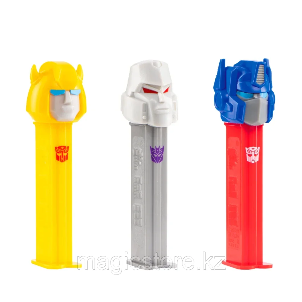 PEZ Конфеты с игрушкой 2 в 1 "Трансформеры" 17 гр. / Упаковка 12 шт. / Венгрия, фото 1