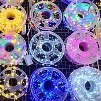 Новогодняя уличная гирлянда светодиодная Нить 50 метров, фото 6