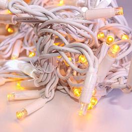 ЖАРЫҚДИОДТЫ ЖІПТІ ГИРЛЯНД - САЛҚЫН АҚ ЖАРЫҚ. 10 м.