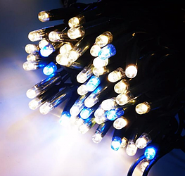 "ЖІП" ЖАРЫҚДИОДТЫ ГИРЛЯНДАСЫ - 10 МЕТР, 80 ШАМ, КӨГІЛДІР ШАМ, ҮНЕМІ ЖАНЫП ТҰРАДЫ