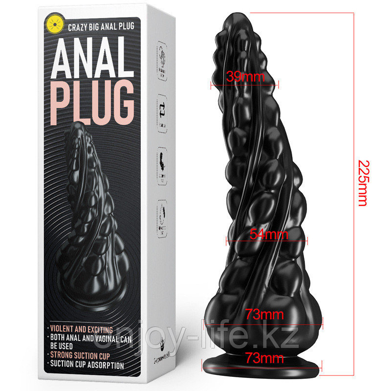 Фаллоимитатор Носорог (225 мм)., фото 1