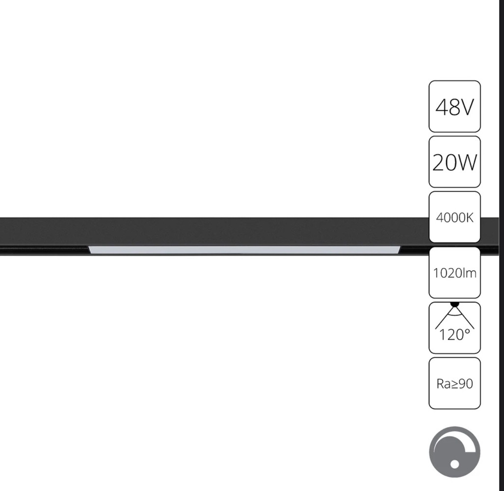 Магнитный трековый светильник Arte Lamp LINEA 0.1-10V, фото 1
