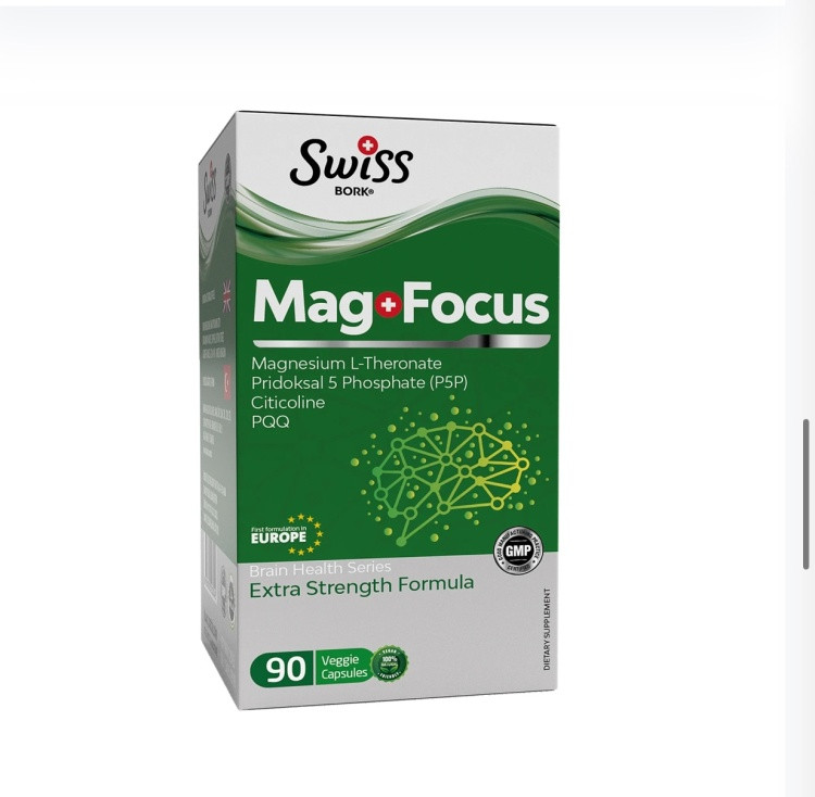 Mag Focus Swiss BORK (МагФокус Свисс Борк) — для поддержки когнитивных функций и памяти 90 капсул