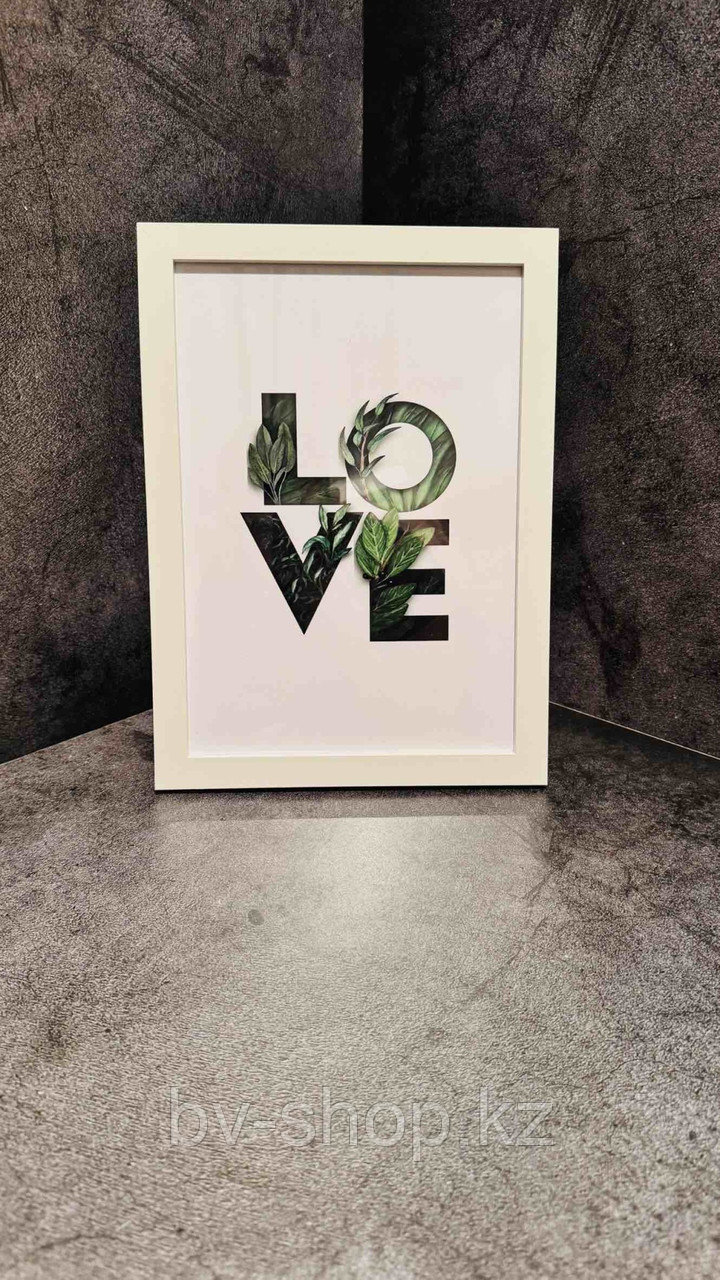 Постер “Love” 24x33 см, фото 1