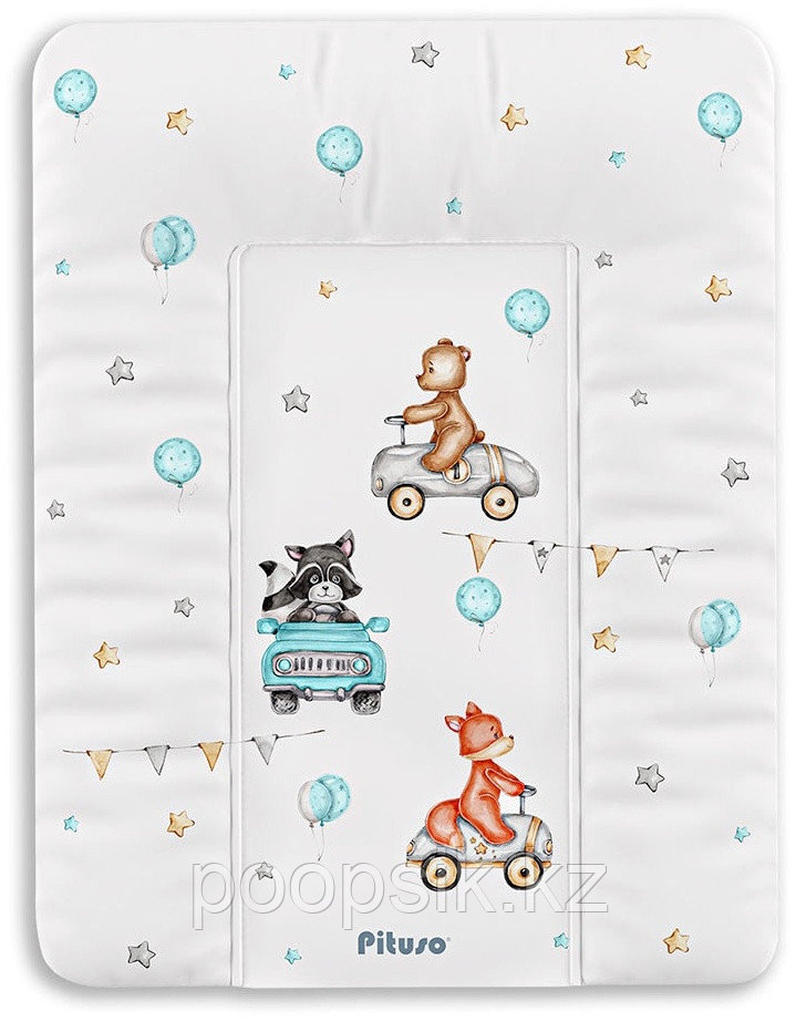 Пеленальный матрас Pituso 4210-55, 72x52 см, белый