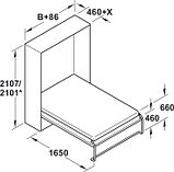 Складная кровать, Häfele Teleletto Style, фото 3