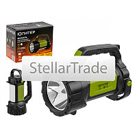 Фонарь светодиодный аккум. 3Вт+3Вт (зел.) ЮПИТЕР JP1051