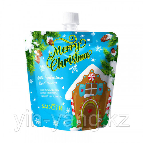 Рождественский увлажняющий крем для рук (Молоко) SADOER, 30г, фото 1