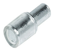 Полкодержатель, для установки в отверстие 5 мм, сталь с пластиковой заглушкой