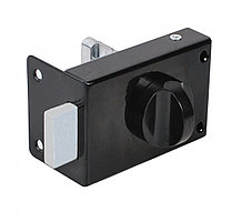 ОМЕГА ЗН1 замок накладной черный (коробка 30 шт.)