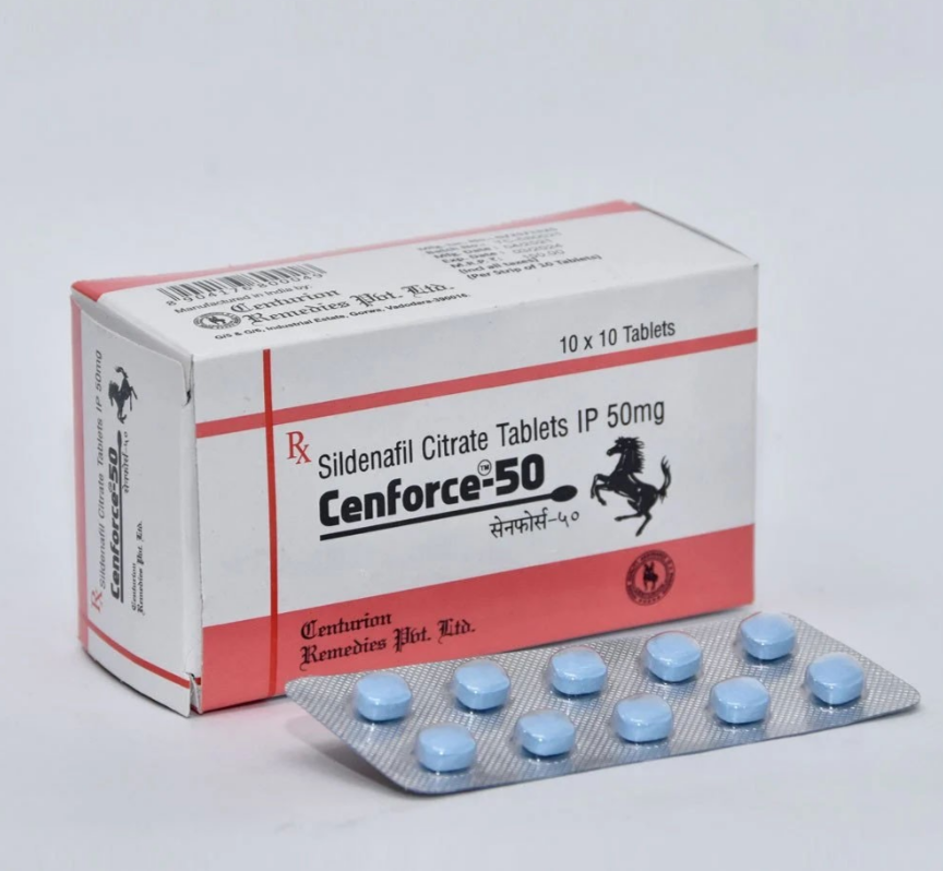 Препарат для усиления потенции Cenforce 50 mg (10 таб.)